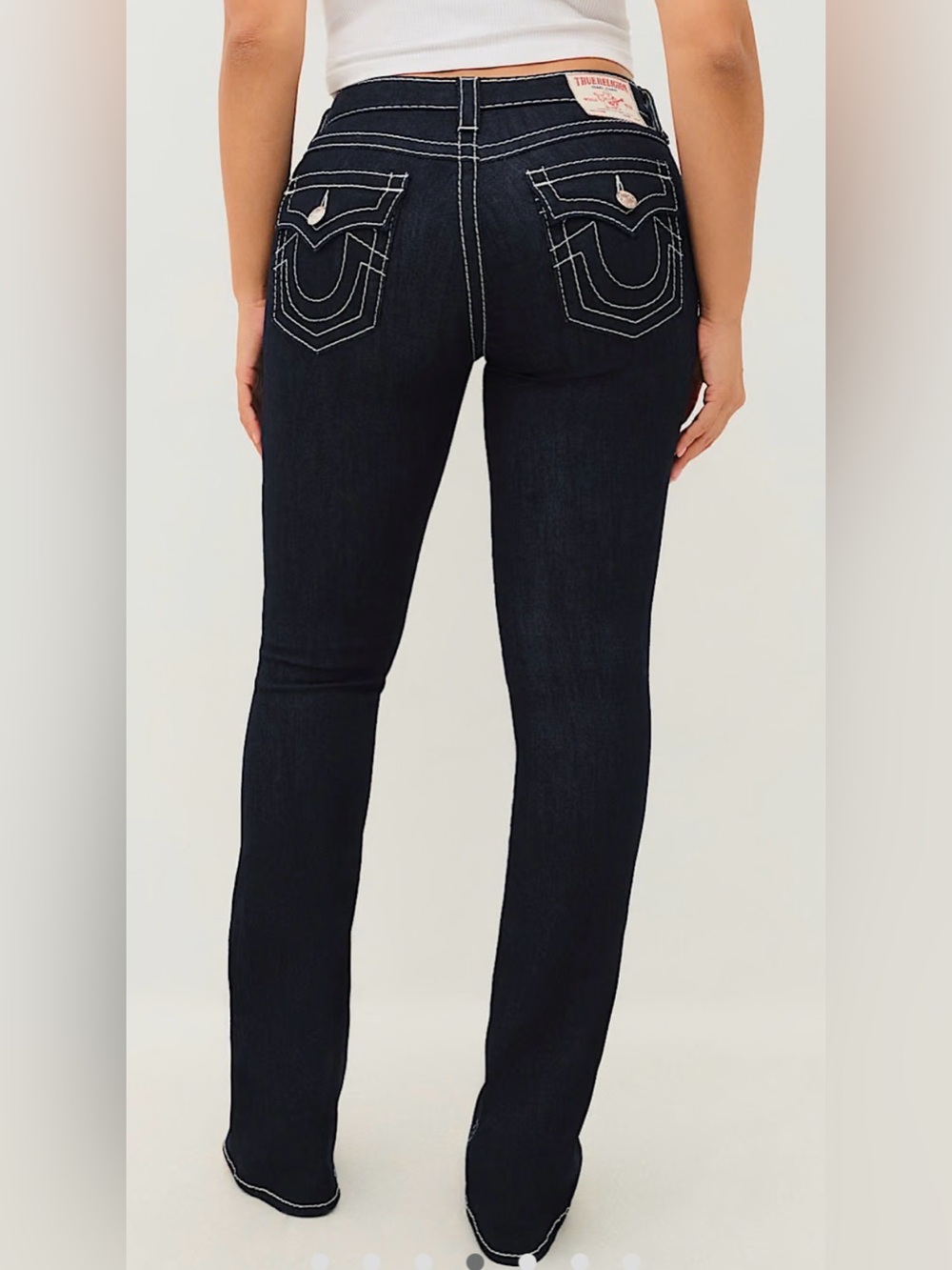 TRUE RELIGION JENNIE BIG T CURVY SKINNY JEAN! - Picture 5 of 11